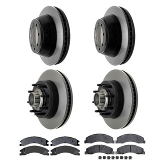 ACDelco® - Gold™ Front and Rear Brake Kit with Semi-Metallic Pads