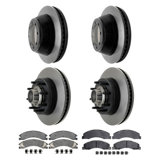 ACDelco® - Gold™ Front and Rear Brake Kit with Semi-Metallic Pads