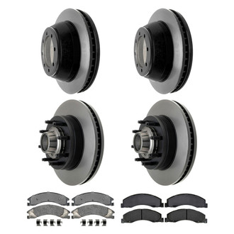 ACDelco® - Gold™ Front and Rear Brake Kit with Semi-Metallic Pads