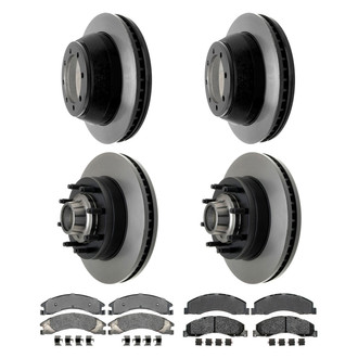 ACDelco® - Gold™ Front and Rear Brake Kit with Semi-Metallic Pads