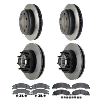 ACDelco® - Gold™ Front and Rear Brake Kit with Semi-Metallic Pads