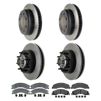ACDelco® - Gold™ Front and Rear Brake Kit with Semi-Metallic Pads