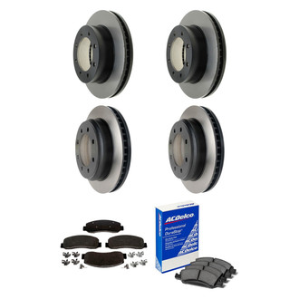 ACDelco® - Gold™ Front and Rear Brake Kit with Semi-Metallic Pads
