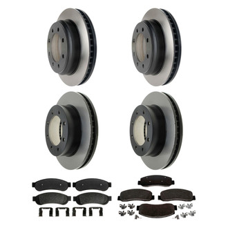 ACDelco® - Gold™ Front and Rear Brake Kit with Semi-Metallic Pads