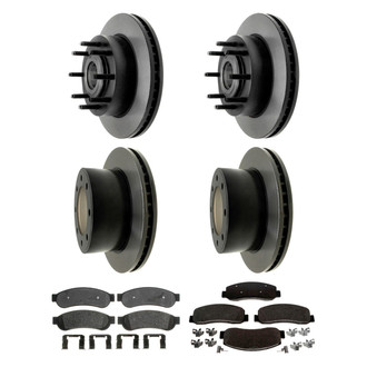ACDelco® - Gold™ Front and Rear Brake Kit with Semi-Metallic Pads