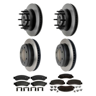 ACDelco® - Gold™ Front and Rear Brake Kit with Semi-Metallic Pads