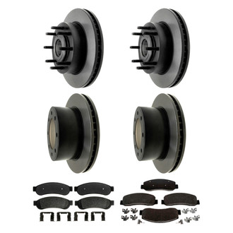 ACDelco® - Gold™ Front and Rear Brake Kit with Semi-Metallic Pads