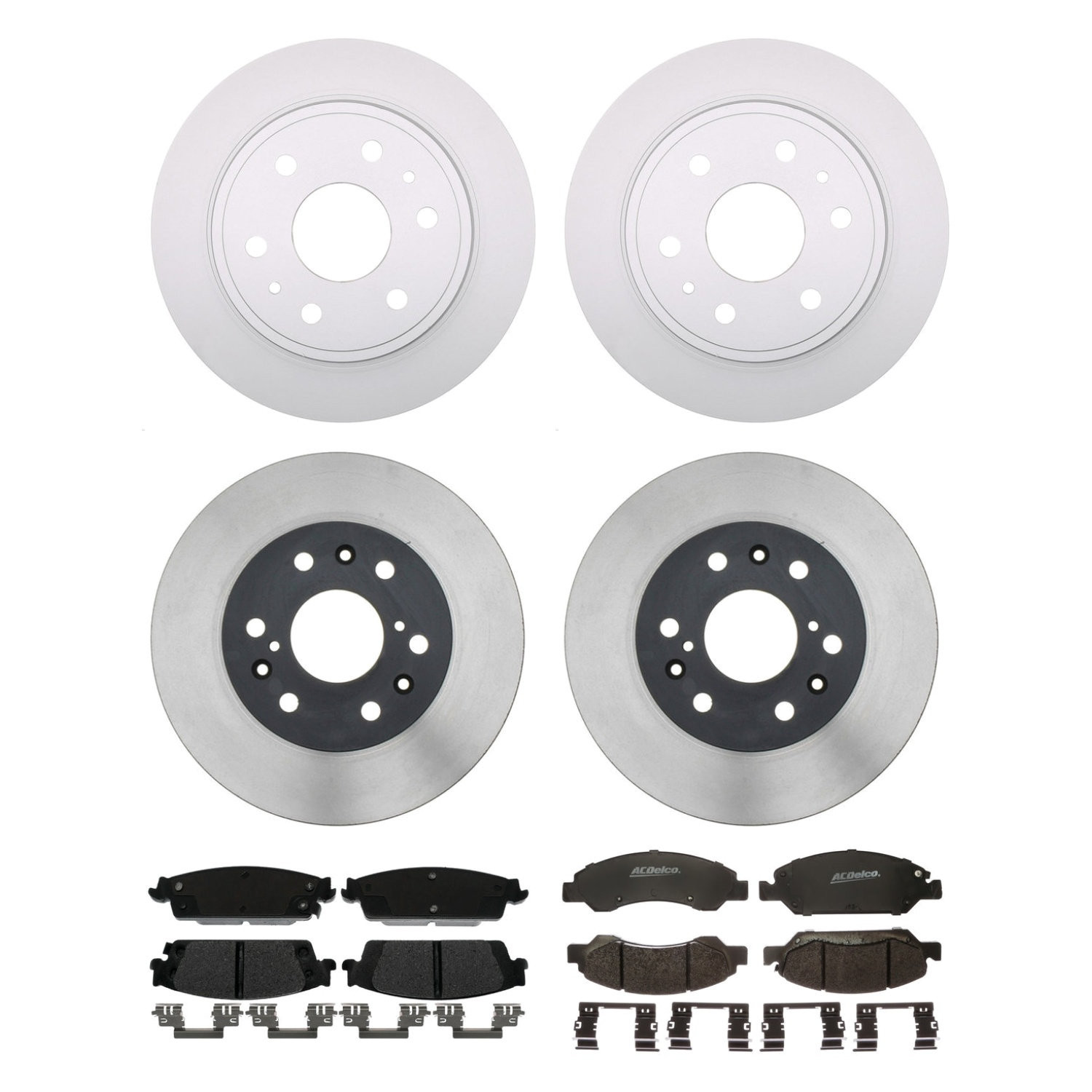 ACDelco® BNDL-31006480 - Gold™ Front and Rear Brake Kit with Semi