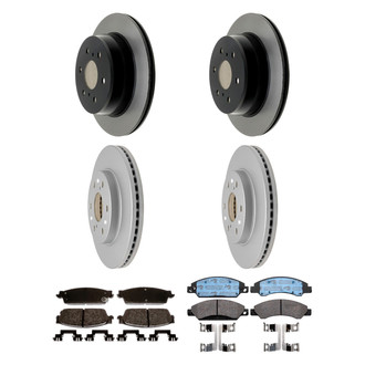 ACDelco® - Gold™ Front and Rear Brake Kit with Semi-Metallic Pads