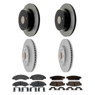 ACDelco® - Gold™ Front and Rear Brake Kit with Semi-Metallic Pads