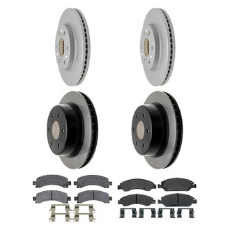 ACDelco® - Gold™ Front and Rear Brake Kit with Semi-Metallic Pads
