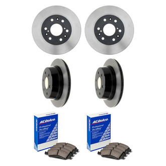 ACDelco® - Gold™ Front and Rear Brake Kit with Ceramic Pads