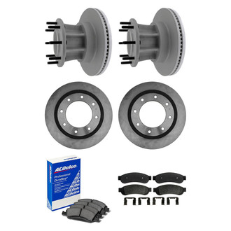 ACDelco® - Gold™ Front and Rear Brake Kit with Semi-Metallic Pads