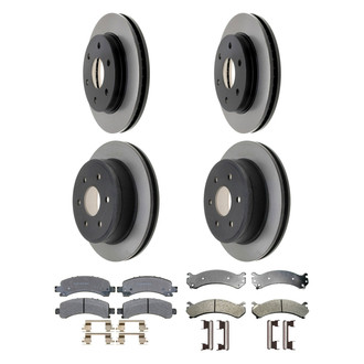 ACDelco® - Gold™ Front and Rear Brake Kit with Semi-Metallic Pads