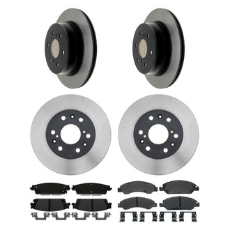 ACDelco® - Gold™ Front and Rear Brake Kit with Semi-Metallic Pads