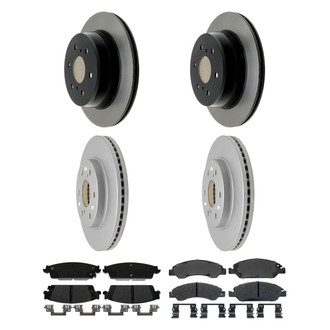 ACDelco® - Gold™ Front and Rear Brake Kit with Semi-Metallic Pads