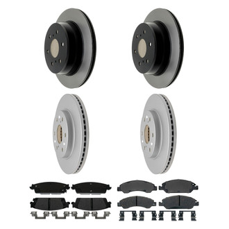 ACDelco® - Gold™ Front and Rear Brake Kit with Semi-Metallic Pads
