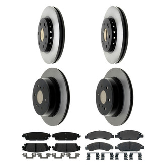 ACDelco® - Gold™ Front and Rear Brake Kit with Semi-Metallic Pads