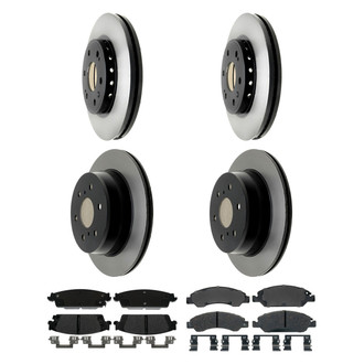 ACDelco® - Gold™ Front and Rear Brake Kit with Semi-Metallic Pads