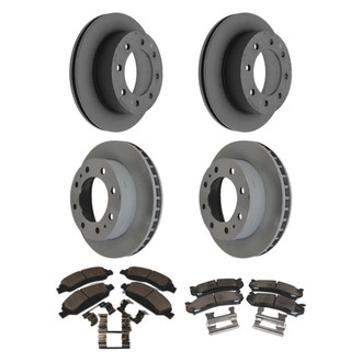 ACDelco® - GM Genuine Parts™ Plain Brake Kit with Semi-Metallic Pads