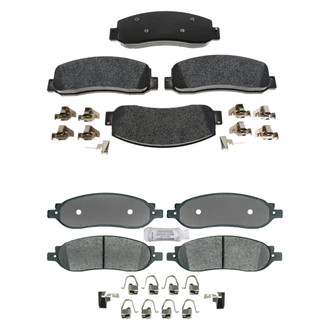 ACDelco® - Silver™ Semi-Metallic Front and Rear Disc Brake Pad Set