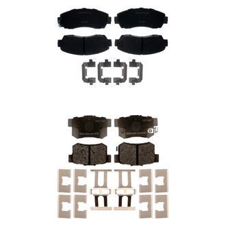 ACDelco® - Silver™ Ceramic Front and Rear Disc Brake Pad Set