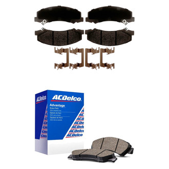 ACDelco® - Silver™ Ceramic Front and Rear Disc Brake Pad Set