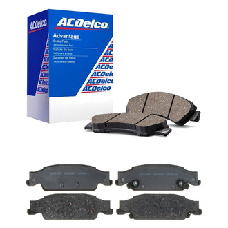 ACDelco® - Silver™ Ceramic Front and Rear Disc Brake Pad Set