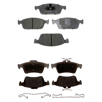 ACDelco® - Silver™ Ceramic Front and Rear Disc Brake Pad Set