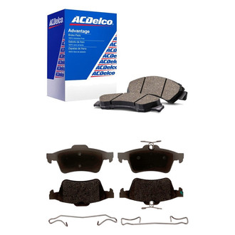 ACDelco® - Silver™ Ceramic Front and Rear Disc Brake Pad Set
