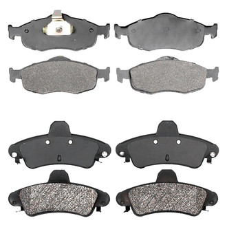 ACDelco® - Silver™ Semi-Metallic Front and Rear Disc Brake Pad Set