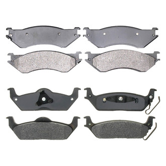 ACDelco® - Silver™ Semi-Metallic Front and Rear Disc Brake Pad Set