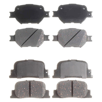 ACDelco® - Silver™ Ceramic Front and Rear Disc Brake Pad Set