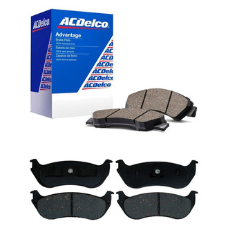 ACDelco® - Silver™ Ceramic Front and Rear Disc Brake Pad Set