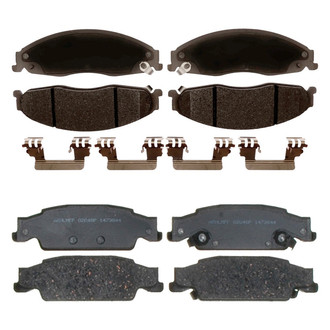 ACDelco® - Silver™ Ceramic Front and Rear Disc Brake Pad Set