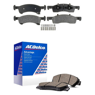 ACDelco® - Silver™ Ceramic Front and Rear Disc Brake Pad Set