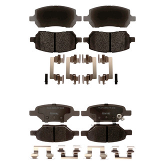ACDelco® - Silver™ Ceramic Front and Rear Disc Brake Pad Set