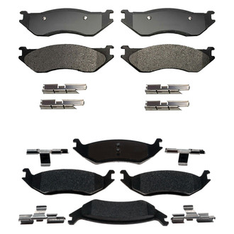 ACDelco® - Silver™ Semi-Metallic Front and Rear Disc Brake Pad Set
