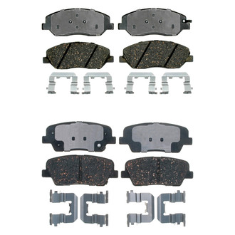 ACDelco® - Gold™ Ceramic Front and Rear Disc Brake Pad Set