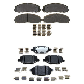 ACDelco® - Gold™ Ceramic Front and Rear Disc Brake Pad Set