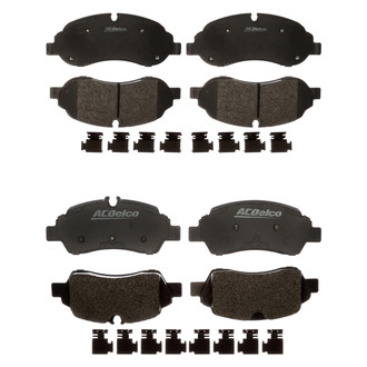 ACDelco® - Gold™ Semi-Metallic Front and Rear Disc Brake Pad Set