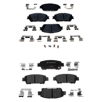 ACDelco® - Gold™ Ceramic Front and Rear Disc Brake Pad Set