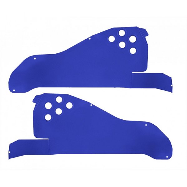 ACE Engineering® - Southwest Blue Aluminum Rear Inner Fenders Kit