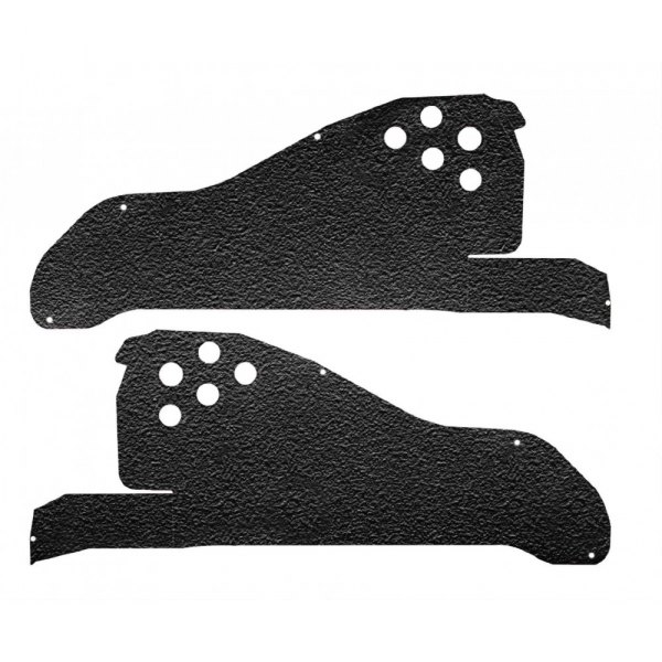 ACE Engineering® - Texturized Black Aluminum Rear Inner Fenders Kit