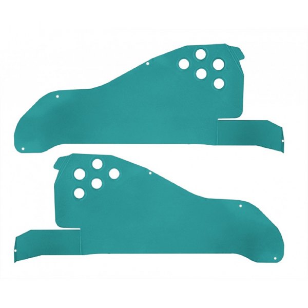 ACE Engineering® - Teal Aluminum Rear Inner Fenders Kit