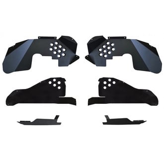 ACE Engineering® - Falcon Black Powder Coat Front and Rear Inner Fenders Kit