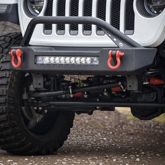 ACE Engineering® - Pro Series Stubby Front Winch HD Bumper with Hoop