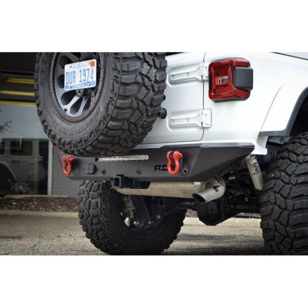 ACE Engineering® - Halfback Full Width Rear HD Black Bumper