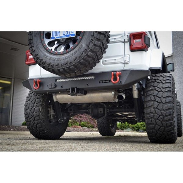 ACE Engineering® - Halfback Full Width Rear HD Black Bumper