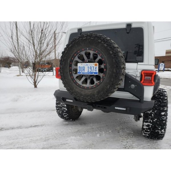 ACE Engineering® - Pro Series Full Width Rear HD Black Bumper